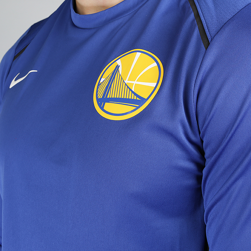   лонгслив Nike Golden State Warriors Hyper Elite Long-Sleeve NBA Top 856978-495 - цена, описание, фото 2